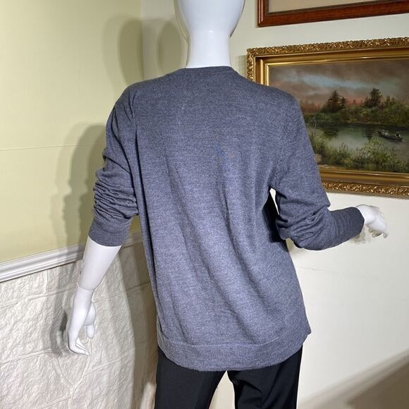 Theory 100% Merino Wool V-Neck Sweater - Picture 4 of 9